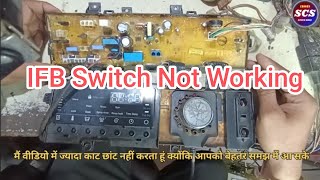 IFB top load washing machine PCB switches not working ifbwashingmachine [upl. by Ainoloppa]