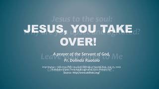 Jesus You Take Over  Great prayer against worry and stress [upl. by Schnabel]