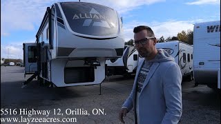 2021 Alliance RV Paradigm 390MP  Layzee Acres RV Sales [upl. by Wrand]