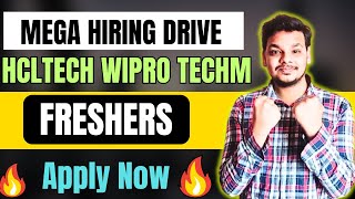 Tech Mahindra  HclTech  Wipro Biggest Hiring Update  OFF Campus Drive For 2024  2023 Batch [upl. by Idieh104]