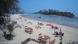 🔴 Lost Beach Bar amp Restaurant  Chaweng  Koh Samui  Thailand  Live Beach Webcam  2160p 4K [upl. by Azar565]