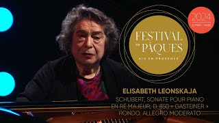 Festival de Pâques 2024  Elisabeth Leonskaja [upl. by Arrait]