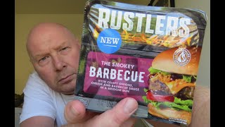 New Rustlers Smokey Barbecue Burger Food Review [upl. by Conni]