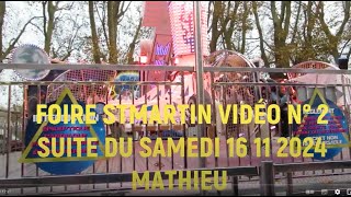 FOIRE ST MARTIN ANGERS 2024 2 ÉM PARTIE DE LA VIDÉO MATHIEU [upl. by Oiratnom27]