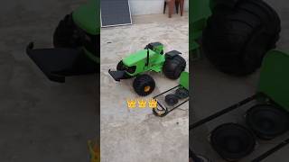 Making remote control tractor trolley 🚜👑motor speaker rkg [upl. by Lomasi]