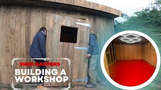 DIY Shed Build  Workshop Or Man Cave shedbuild [upl. by Arabele]