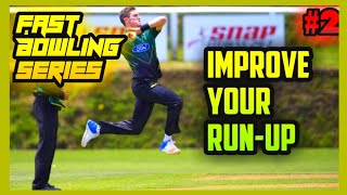 How To Improve Your Bowling Run Up Fastbowling Running Technique [upl. by Lletnom]