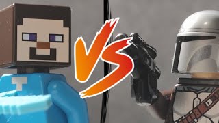 Stive VS Mandalorian stop motion [upl. by Cthrine]