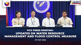 PCO Press Briefing with DPWH DENR amp NIA 5072024 [upl. by Anyel]