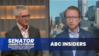 James Paterson joins Insiders [upl. by Anilah274]