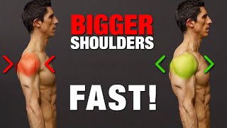 How to Get Bigger Shoulders Fast JUST DO THIS [upl. by Anircam945]