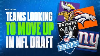 2024 NFL DRAFT Vikings Broncos Raiders amp Giants In Market To Trade Up For QB I CBS Sports [upl. by Tager]