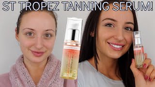 ST TROPEZ SELF TAN PURITY VITAMINS FACE SERUM HONEST REVIEW  DEMO  SELF TANNER REVIEW [upl. by Hung]