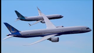 Boeing 78710 Dreamliner and 737 MAX 9 Fly Together in Dramatic Display [upl. by Nicky133]