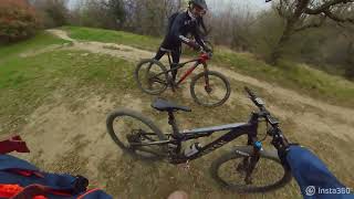 MTB  Canyon Neuron 7 AL vs Orbea Oiz M30  Monte Canto BG  trail quotBiglietto da visitaquot [upl. by Roanna]