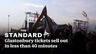 Glastonbury tickets sell out in less than 40 minutes [upl. by Anisor381]