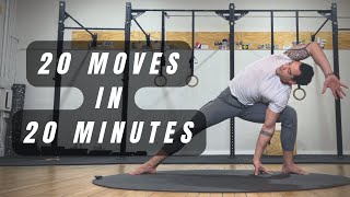 20 MOVES IN 20 MINUTES  Bodyweight Strength amp Mobility Workout [upl. by Kremer807]