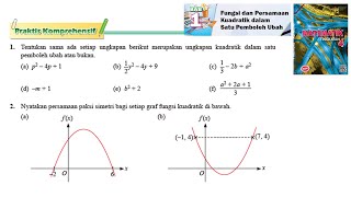 KSSM Matematik Tingkatan 4 Bab 1 praktis komprehensif no1no2 Fungsi dan persamaan kuadratik [upl. by Willtrude]