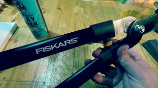 Sharpening Fiskars Loppers Garden Pruners [upl. by Ottie197]