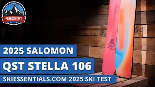 2025 Salomon QST Stella 106  SkiEssentialscom Ski Test Review [upl. by Dylana]