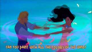 Pocahontas  Colors of the Wind  Lyrics [upl. by Aleda977]