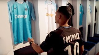 FOOTPACK VOUS PRÉSENTE LES NOUVEAUX MAILLOTS PUMA DE L’OM 20182019 [upl. by Danziger]