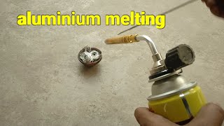 how to melt aluminium metal at home  easiest way to melt aluminium metal  melting aluminium metal [upl. by Nelly]