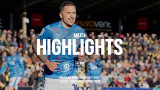 Harrogate Town Vs Stockport County  Match Highlights  141023 [upl. by Constantine402]