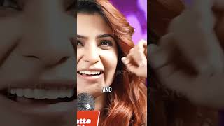 Samantha about her insecurity samantharuthprabhu samanthaprabhu samantharuthprabhu [upl. by Benita]