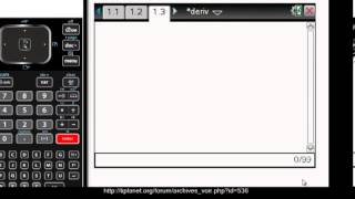 Tutorial TI Nspire CX CAS Derivar paso a paso [upl. by Iman87]
