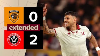 Hull City 02 Sheffield United  Extended EFL Championship highlights [upl. by Arinaj]