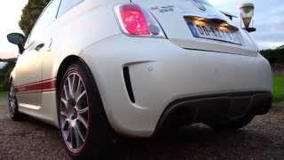 ABARTH 595 Loud sound exhaust Sound [upl. by Ennairrac]