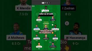 Lanka premier league dream11prediction dreaam11team cricketprediction shorts [upl. by Gawen263]