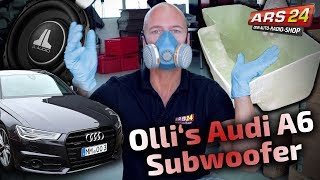 Audi A6 4G  Subwoofer einbauen  Gehäuse selber bauen  ARS24 [upl. by Merrilee]