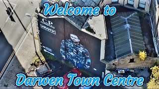 Fun flight over Darwen town centre on a sunny Saturday [upl. by Nonnek]