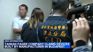 Taiwan pager company claims devices built by manufacturer in Budapest [upl. by Emmett981]