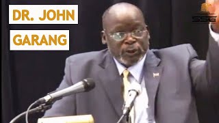 Listen to Dr John Garang De Mabior on Misuse of Oil Money by The Government [upl. by Kcirddot462]