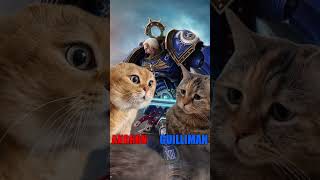 ANGRON VS GUILLIMAN VERSIÓN GATUNA warhammer40k shorts [upl. by Aiseneg]