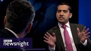 Maajid Nawaz Mehdi Hassan and Mo Ansar lock horns on BBC Newsnight [upl. by Andrew394]