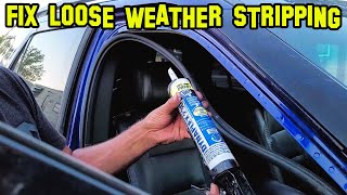 Ford Explorer 20112019 how to fix loose weather strip door seals [upl. by Hiasi]