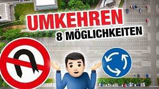 Grundfahraufgabe PKW 8 Möglichkeiten zum Umkehren 🤔  Fischer Academy [upl. by Idnew]