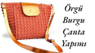 Örgü Burgu Çanta Yapımı easycrochetpatterns [upl. by Welford]