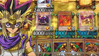 WHEN ATEM SUMMONS ALL EGYPTIAN GODS ALTERNATE ART AND EXODIA IN ONE TURN IN YUGIOH MASTER DUEL [upl. by Leesa]