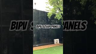 BIPV Solar Panels  Solar Energy  Building Integrated Photovoltaic  Transparent Solar Panels [upl. by Dustie]