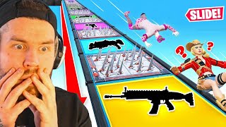 wir RUTSCHEN eine SUPER RAMPE für LOOT in Fortnite [upl. by Blinny]