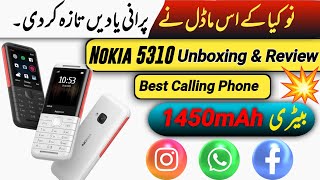 Nokia 5310 Unboxing amp Review Best Keypad Mobile Phone 2024 New Nokia5310 Facebook Mobile [upl. by Joelly]