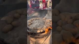 ⚡⚡ Sand Potatoes Making Process⚡⚡ shorts telugufoodie esangathulu streetfood foodie omelette [upl. by Barimah605]