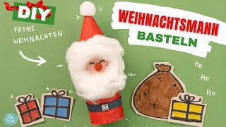 Weihnachtsmann basteln 🎅🏻✂️ [upl. by Gottlieb605]