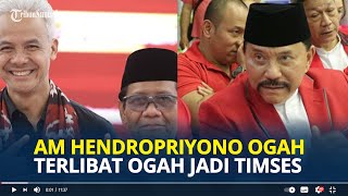 AM Hendropriyono Beber Alasan Ogah Gabung jadi Timses Capres Saya Tidak Ingin Terlibat [upl. by Minette]