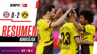 ¡VICTORIA HISTÓRICA DEL DORTMUND EN EL CLÁSICO ALEMÁN  B Munich 02 B Dortmund  RESUMEN [upl. by Sion]